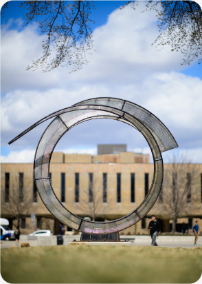 Central Campus sculpture